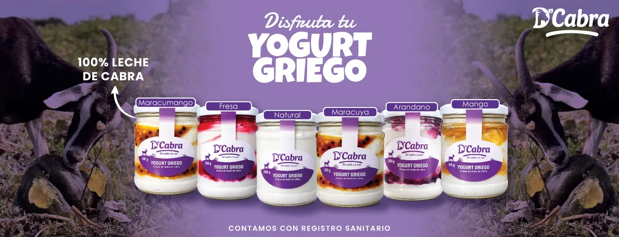 Disfruta tu Yogurt Griego D'Cabra